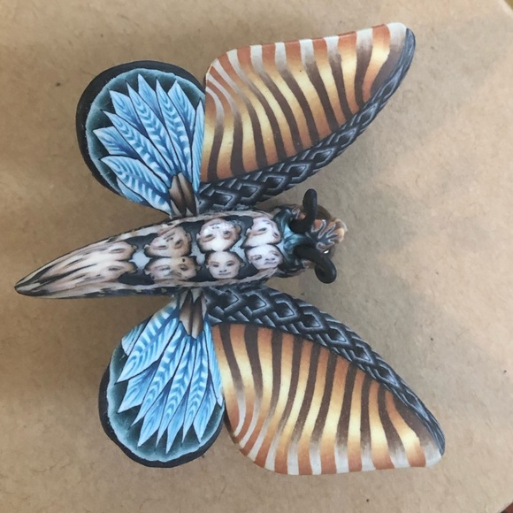 Jon Stuart Anderson Butterfly Pin - Picture 5 of 9